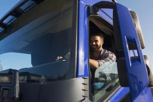 Almanya’da çalışmak üzere direksiyon başında TIR şoförü